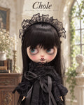 Chole — AI-generated story portrait based on the doll’s real photographs. Styling illustration only; see original photographs for actual item details. Scenery is not included.