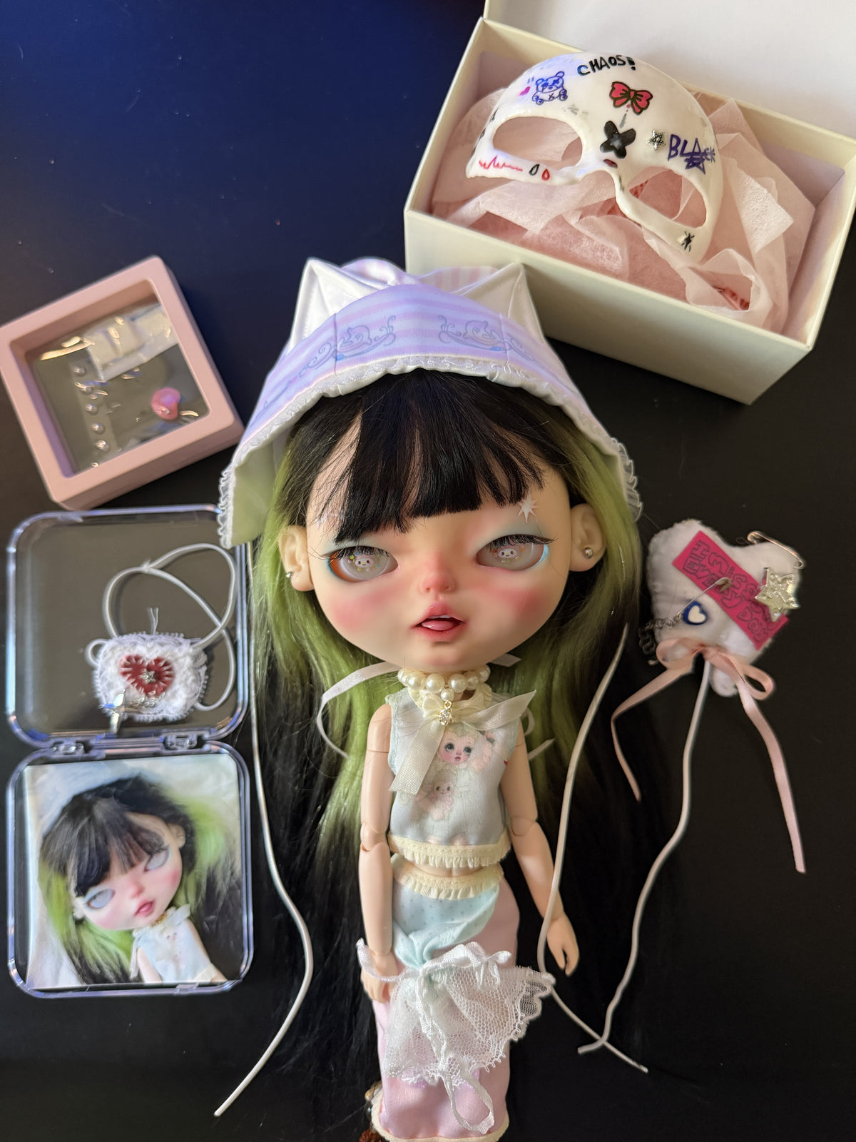 Mika | OOAK Y2K Art Doll — Artist Collection