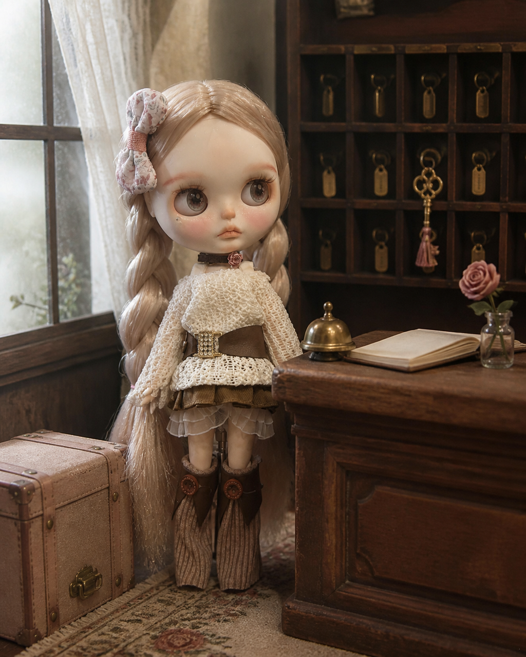 Lily — One-of-a-Kind Customized Art Doll