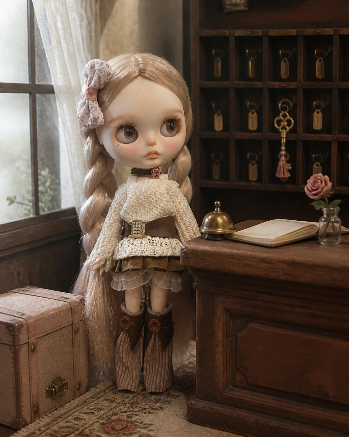 Lily — One-of-a-Kind Customized Art Doll